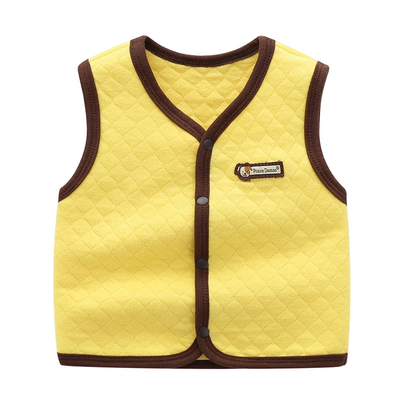 Gilet matelassé en coton pour bébé