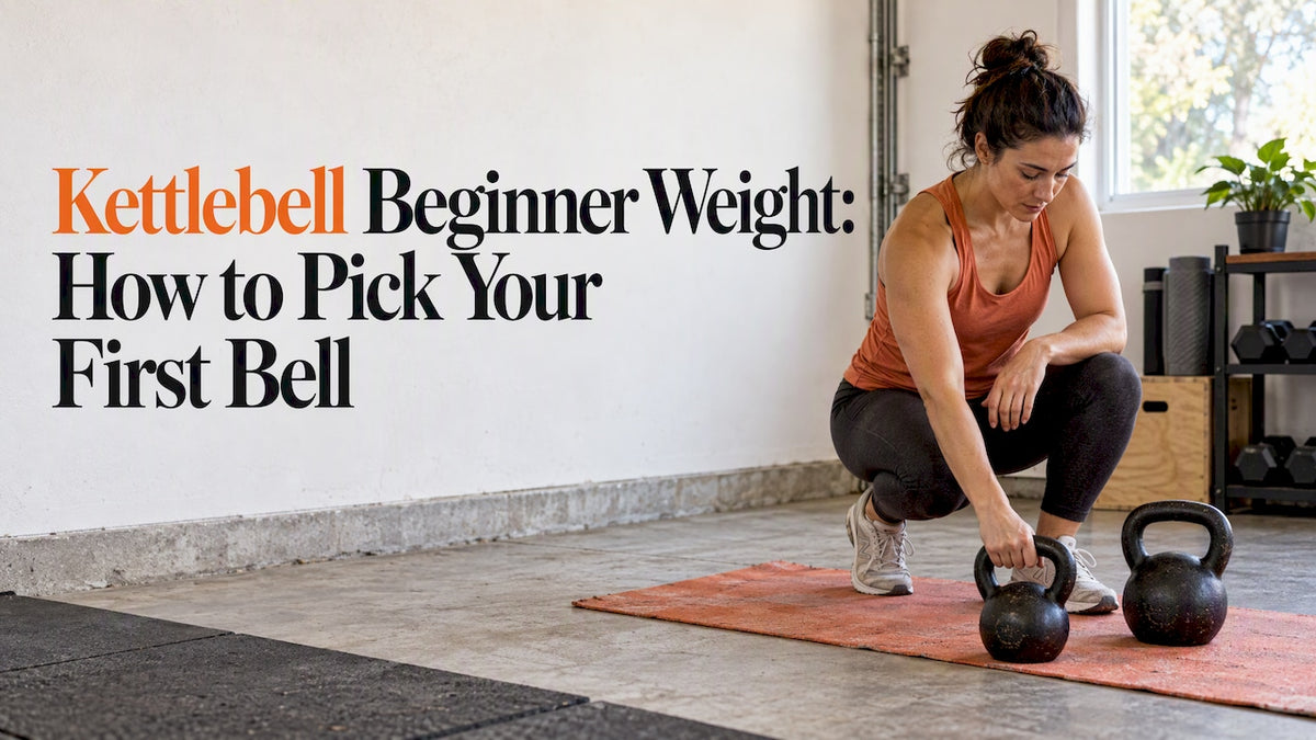 Beginner choosing between two kettlebells