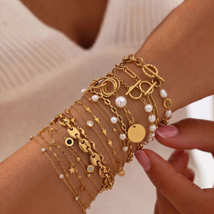 Bracelet multicouche en acier inoxydable 304