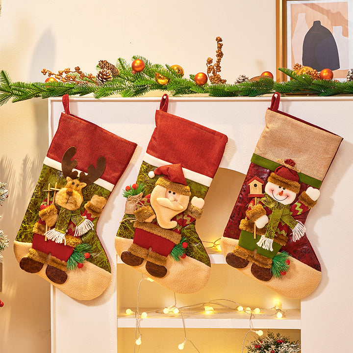 Chaussette de Noël à l’effigie d’un personnage
