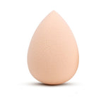 Peach teardrop Makeup Sponge Puff on a white background