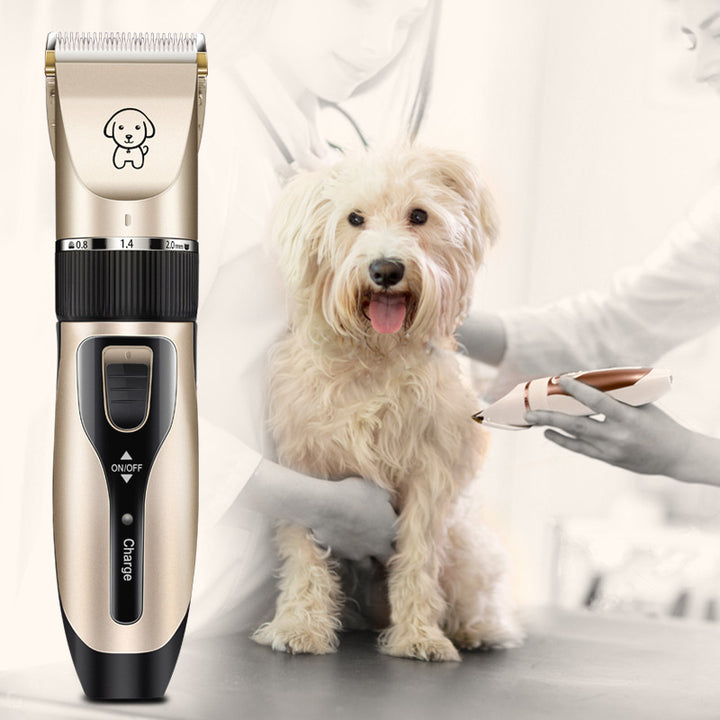 Rechargeable Low-Noise Pet Hair Clipper for Dogs & Cats