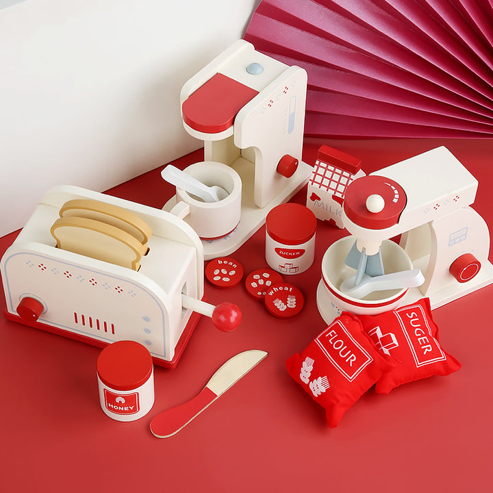 Wooden Toy Kitchen Appliances