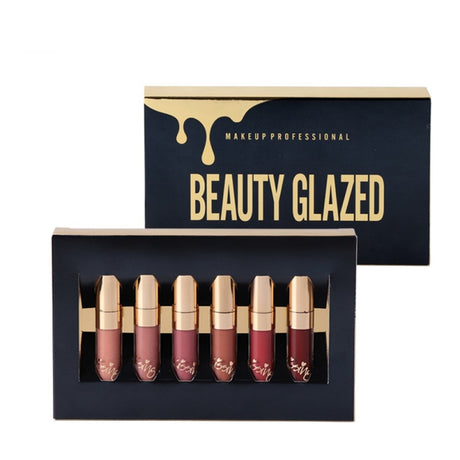 Beauty Glazed lipstick set in navy and gold box