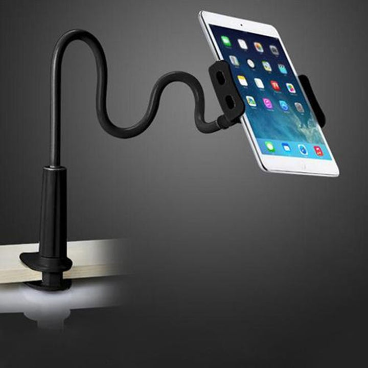 Support spiralé à col de cygne 360° pour téléphone et tablette
