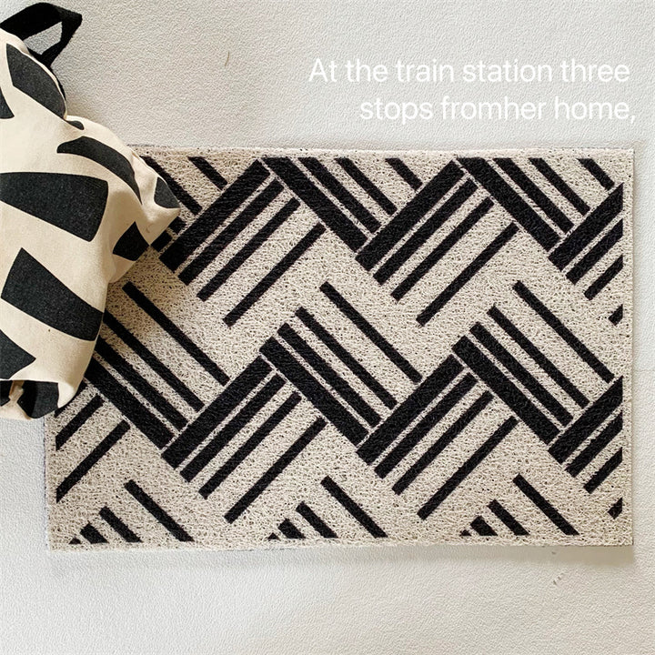 Geometric PVC Doormat