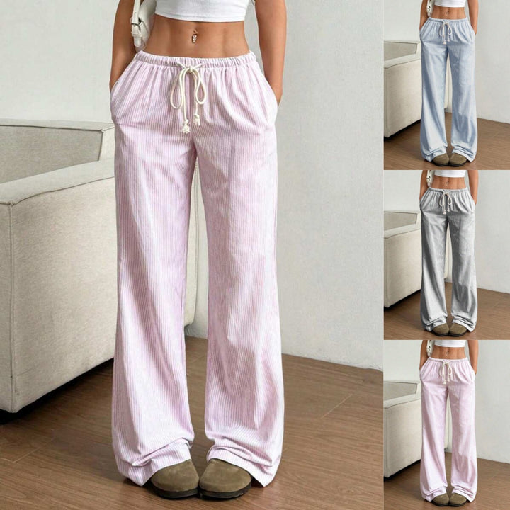Women's Wide-Leg Drawstring Pants