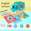 English version Kids’ Drawing Robot display with box, books, cards, cable and pens