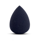 Black teardrop Makeup Sponge Puff on a white background