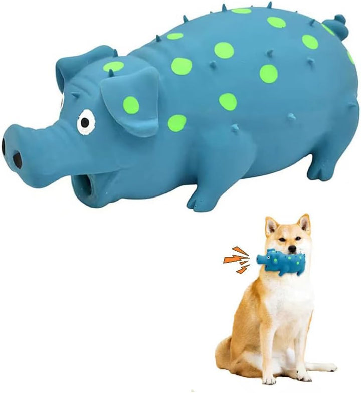 Squeaky Latex Pig Dog Toy