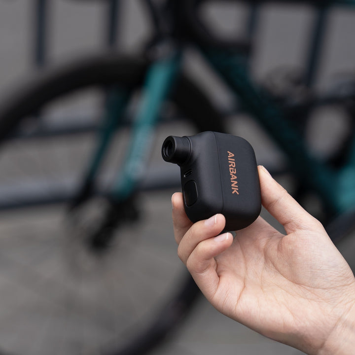 AS100 mini elektrisk cykelpumpe