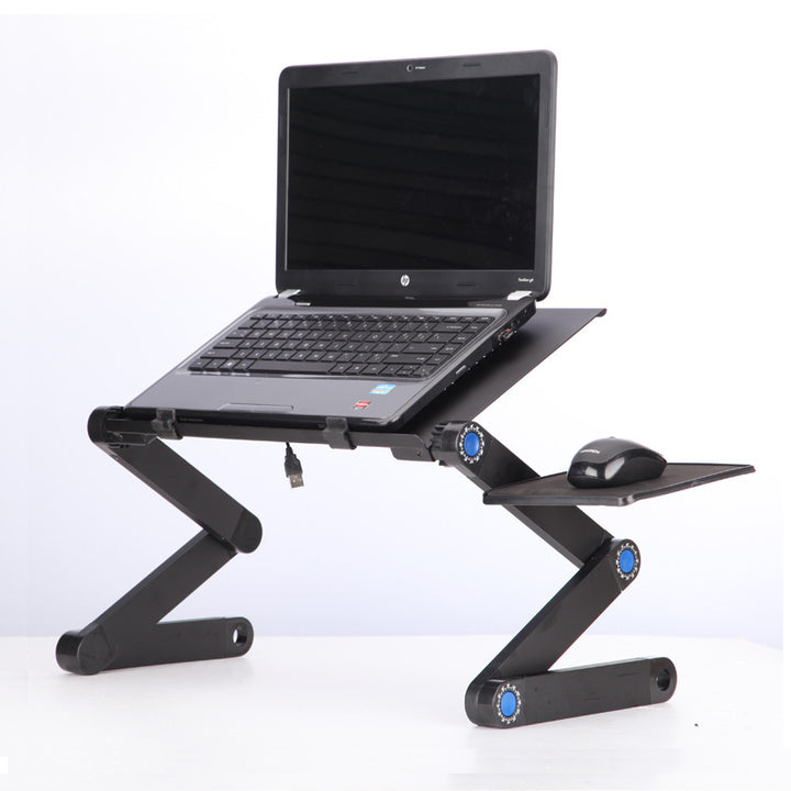 Adjustable Folding Laptop Stand with Mouse Pad