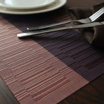 PVC Woven-Style Dining Placemats