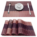 PVC Woven-Style Dining Placemats
