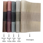 PVC Woven-Style Dining Placemats