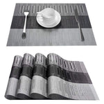 PVC Woven-Style Dining Placemats