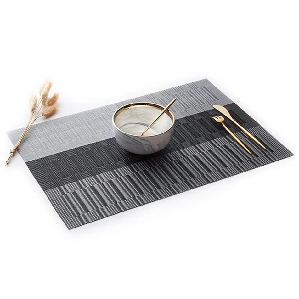 PVC Woven-Style Dining Placemats