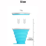 Collapsible Silicone Travel Cup 270 ml