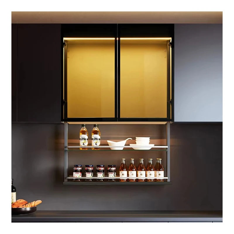 Electric Lift Kitchen Storage Cabinet