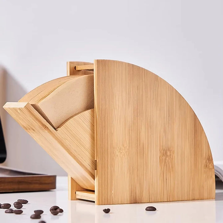 Bamboo Coffee Filter Holder