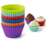 Moules à pâtisserie en silicone – lot de 12