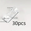 Lot de 30 clips adhésifs transparents pour câbles