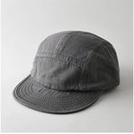 Plain Five-Panel Short-Brim Cap