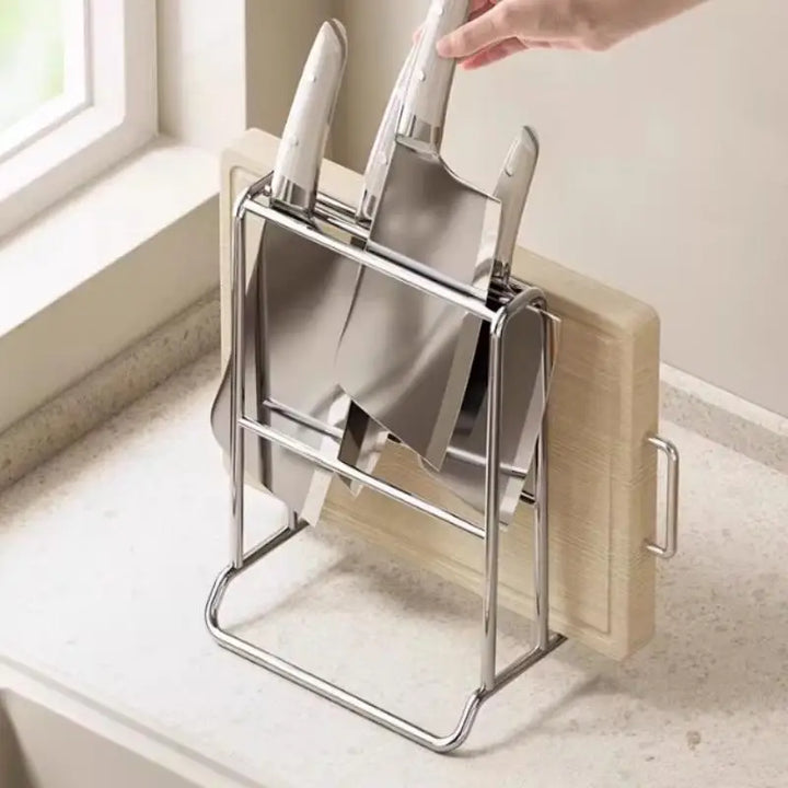 Knife & Chopping Board Storage Rack