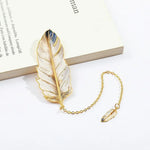 Metal Feather Bookmark