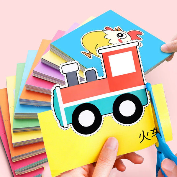 Kit d’activités de découpage de papier avec ciseaux