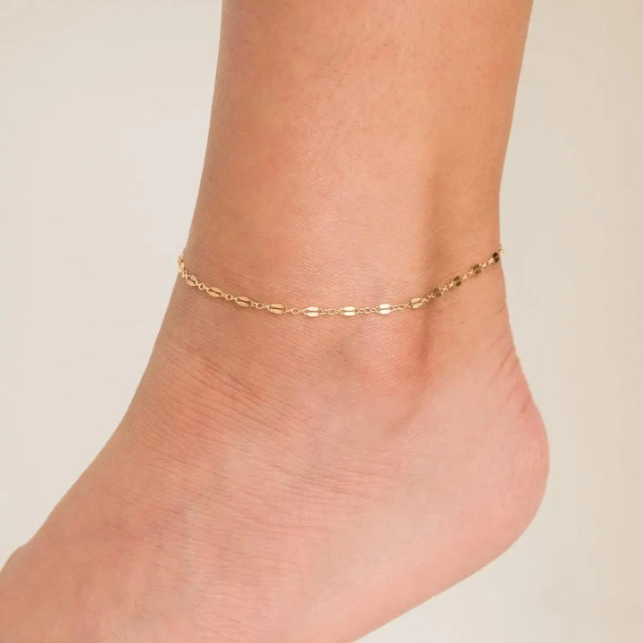 Adjustable Stainless Steel Anklet