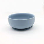 Silicone Suction Bowl & Wooden-Handle Spoon