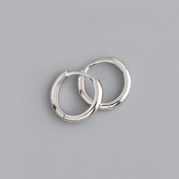 Silver Hoop Earrings