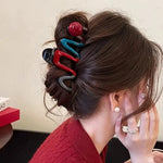 4-Pack Wavy Hair Claw Clips