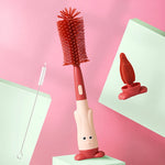 Lot de brosses en silicone pour biberons et tétines