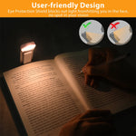 Luz de lectura con pinza recargable por USB