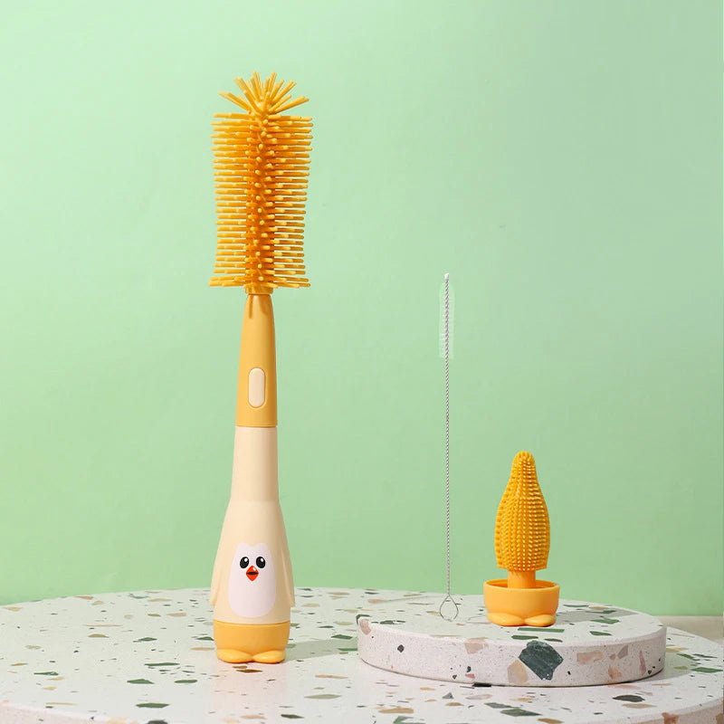 Lot de brosses en silicone pour biberons et tétines