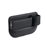 Organizador para o espaço entre o banco e a consola do carro, com suporte para copos