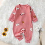 Cotton Animal Print Baby Romper