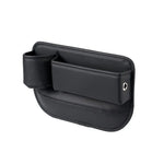 Organizador para o espaço entre o banco e a consola do carro, com suporte para copos