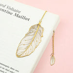 Metal Feather Bookmark