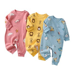 Cotton Animal Print Baby Romper