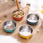 Cuenco de acero inoxidable para mascotas 600 ml