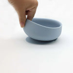 Silicone Suction Bowl & Wooden-Handle Spoon