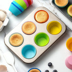Moules à pâtisserie en silicone – lot de 12