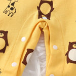 Cotton Animal Print Baby Romper