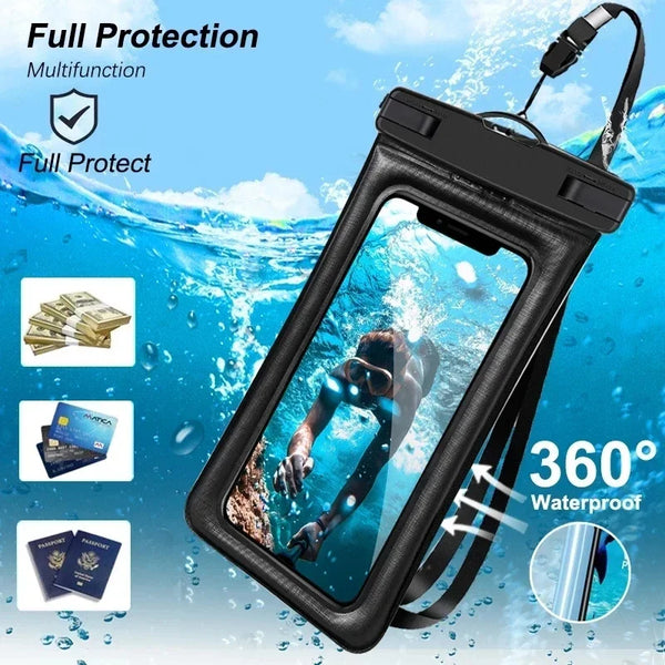 Transparent Phone Pouch & Lanyard