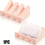 Porte-savon en silicone à égouttage automatique