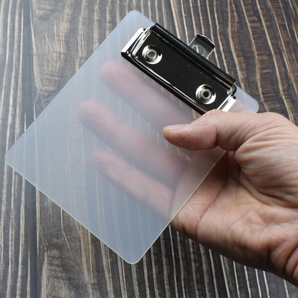 Mini-presse-papiers transparent