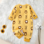 Cotton Animal Print Baby Romper